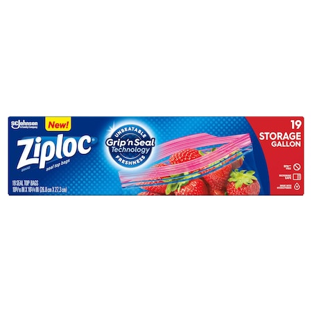 Ziploc Gal. Storage Bag, PK228